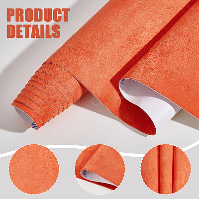Self-adhesive Suede Fabric DIY-WH0899-52C-1