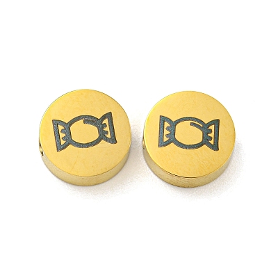 Halloween Theme 304 Stainless Steel Beads STAS-M069-01M-G-1