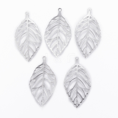 Tarnish Resistant 304 Stainless Steel Pendants STAS-P175-08P-1