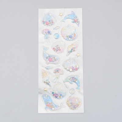 Epoxy Resin Sticker X-DIY-B009-06A-1