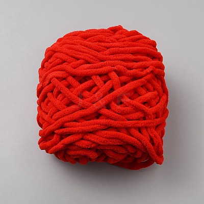 Super Bulky Chenille Polyester Yarn OCOR-WH20006-90D-1
