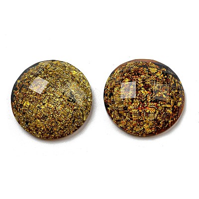 Transparent Epoxy Resin Cabochons CRES-A053-08-1
