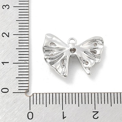 Brass Micro Pave Cubic Zirconia Pendants KK-D283-03P-1