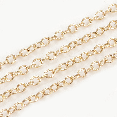 3.28 Feet Brass Cable Chains X-CHC-S003-12G-1