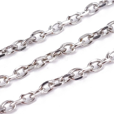 Tarnish Resistant 304 Stainless Steel Cable Chains STAS-I107-05P-1