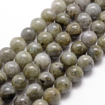 Natural Labradorite Bead Strands G-D840-64-12mm-1