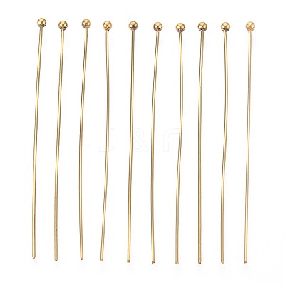 304 Stainless Steel Head Pins STAS-T065-50mm-20G-1