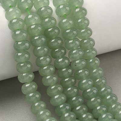 Natural Green Aventurine Stone Beads Strands G-S105-8mm-1