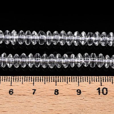 Transparent Glass Beads Strands GLAA-N001-62A-1