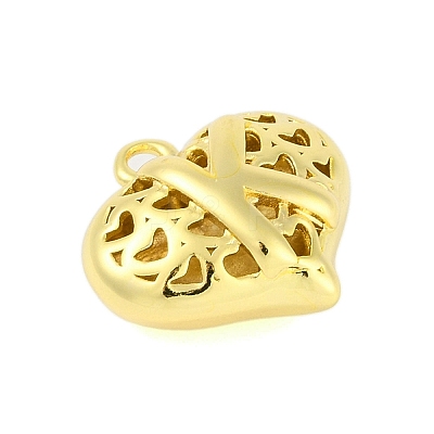 Hollow Brass Pendants for Valentine's Day KK-M289-03K-G-1
