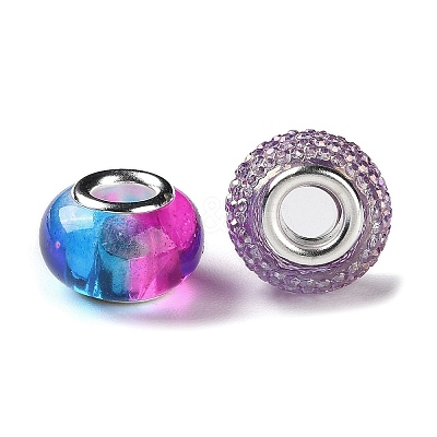 Resin European Beads RESI-G080-01F-1