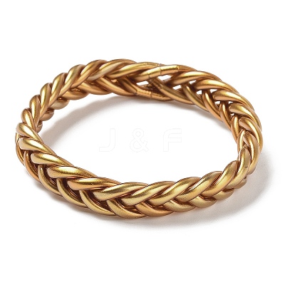 Plastic Cord Braided Stretch Bracelets BJEW-R313-03B-1