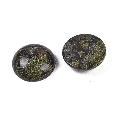 Natural Dragon Blood Cabochons G-T020-18mm-39-1