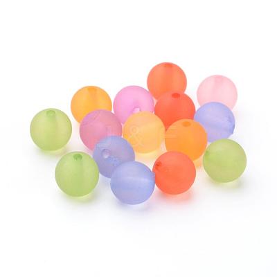 Round Transparent Acrylic Beads PL705M-1