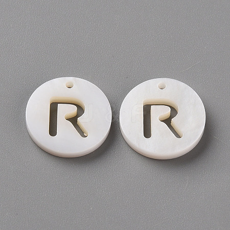 Natural Freshwater Shell Pendants LS-SHEL-Q311-008R-1