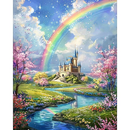 Rainbow and Balloon Style DIY Diamond Painting Kit PW-WG89A4E-09-1