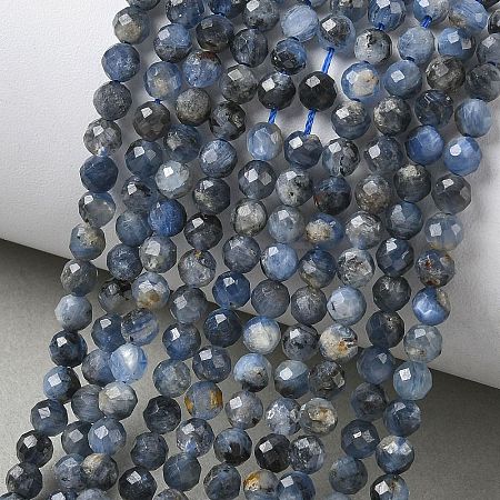 Natural Kyanite/Cyanite/Disthene Beads Strands G-L651-C02-4mm-1