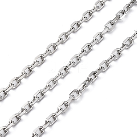 304 Stainless Steel Cable Chains CHS-M009-12P-07-1