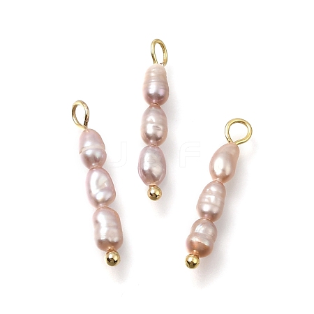 Natural Freshwater Pearl Beaded Pendants PA-CBAF2FA-03G-A02-1