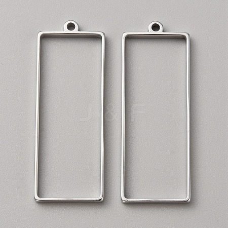 304 Stainless Steel Open Back Bezel Pendants FIND-WH0152-123E-1