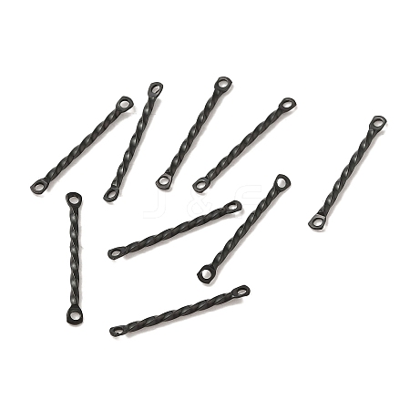 304 Stainless Steel Connector Charms STAS-Q323-02B-B-1