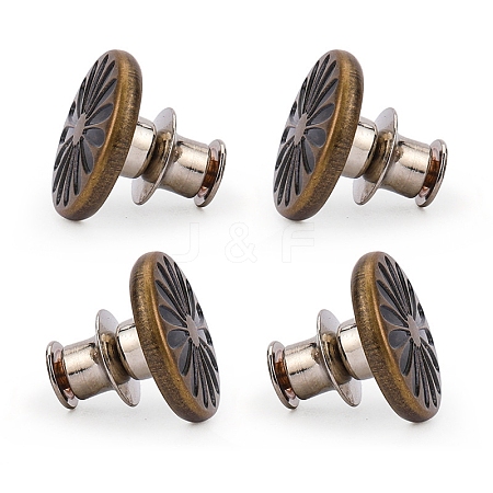 Alloy Adjustable Jean Button Pins PW-WGFFBA6-02-1