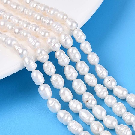 Natural Cultured Freshwater Pearl Beads Strands PEAR-T006-19A-1