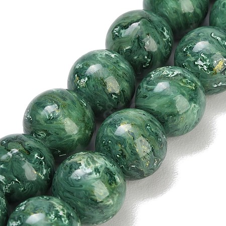 Baking Paint Glass Beads Strands GL-CBA8F4B-02B-1