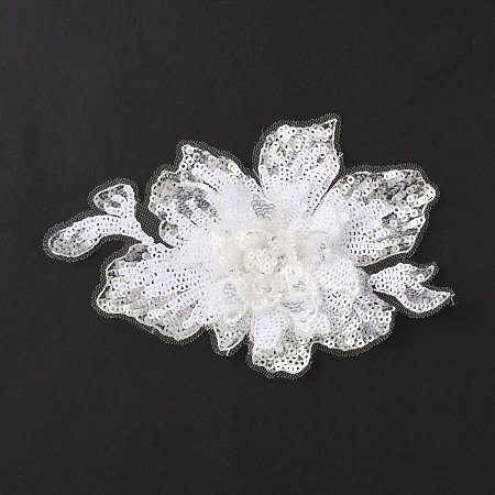 Milk Fiber Embroidery Ornament Accessories DIY-WH0030-55-1