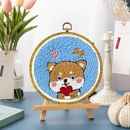 DIY Punch Embroidery Beginner Kits PW-WG3DC73-11-1