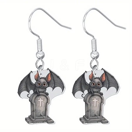 Acrylic Dangle Earrings FS-WG2DB4D-02-1
