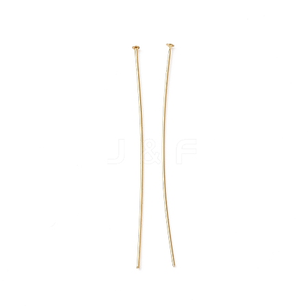 Brass Flat Head Pins X-KK-WH0058-03D-G01-1