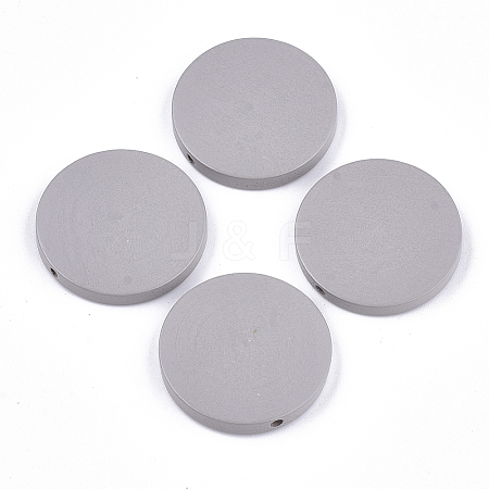 Painted Natural Wood Beads X-WOOD-S049-02A-07-1