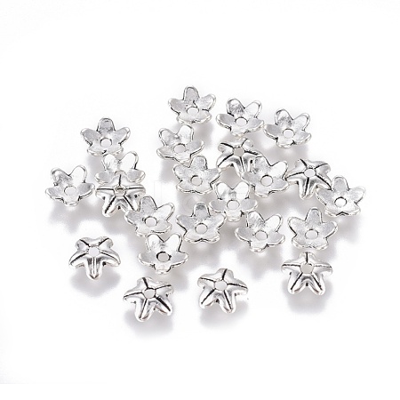 Tibetan Style Alloy Bead Caps LF10624Y-1