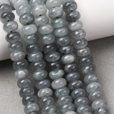 Natural White Jade Beads Strands G-E507-01-12-1
