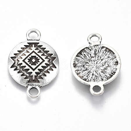 Tibetan Style Alloy Links X-TIBE-R317-027AS-LF-1