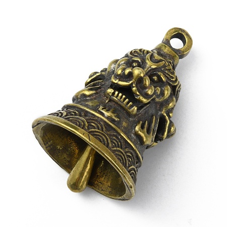 Brass Bell Pendants FIND-WH0110-082-1