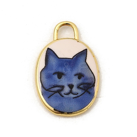 Printed Brass Pendants KK-F937-01A-G-1