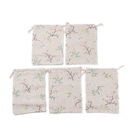 Cotton Packing Pouches Drawstring Bags X-ABAG-S003-07A-1