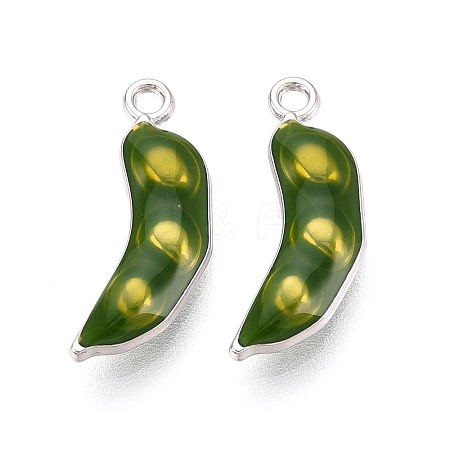 Alloy Enamel Pendants PALLOY-T092-30P-1