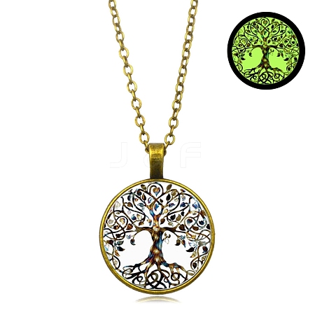 Tree of Life Night Light Necklace for Women PW-WG7D587-05-1