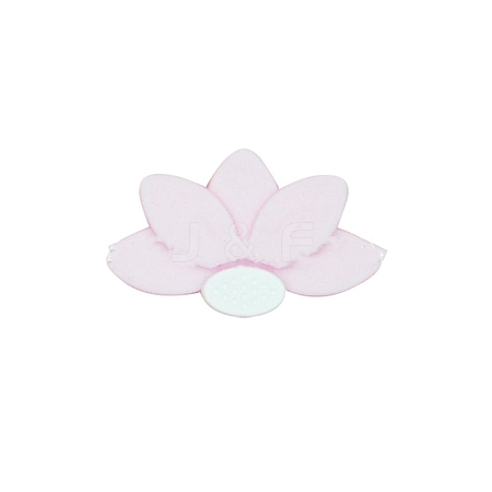 Lotus Food Grade Eco-Friendly Silicone Beads SIL-WH0013-50L-1