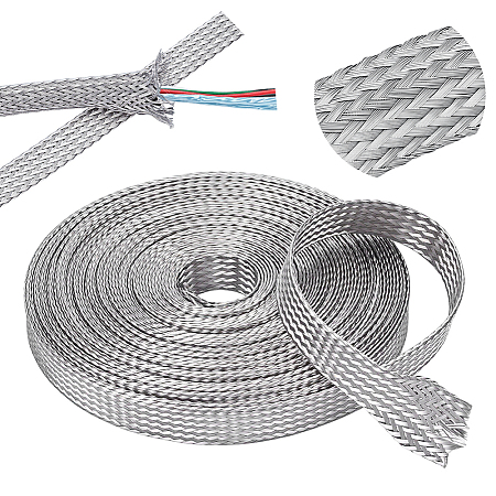304 Stainless Steel Wire Braided Strap STAS-WH0044-114C-1
