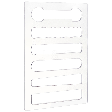 Transparent Acrylic Templates DIY-WH0580-20-1