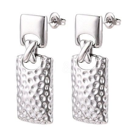 Non-Tarnish 304 Stainless Steel Stud Earrings for Women EJEW-N054-17P-1