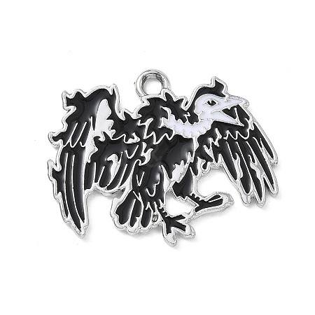 Halloween Alloy Enamel Pendants AL-CBA492B-01K-P-1