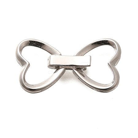 925 Sterling Silver Fold Over Clasps STER-B006-04P-1