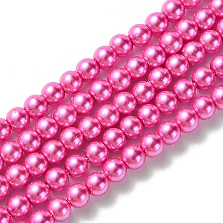 Grade A Glass Pearl Beads HY-J001-4mm-HX026-1