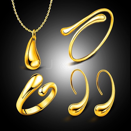 Alloy Pendant Necklaces & Bangle & Rings & Ear Clip Sets WG6BE4F-01-1