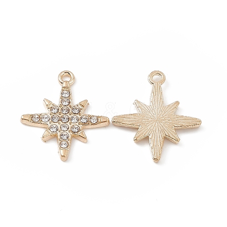 Alloy Crystal Rhinestone Pendants LS-FIND-C019-29KCG-1